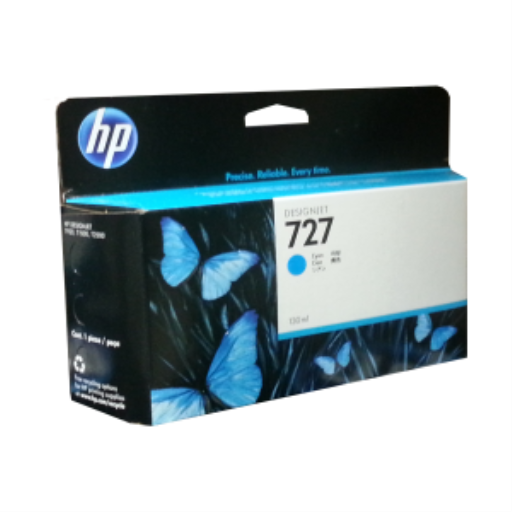 HP 727 300-ml Cyan Ink Cartridge