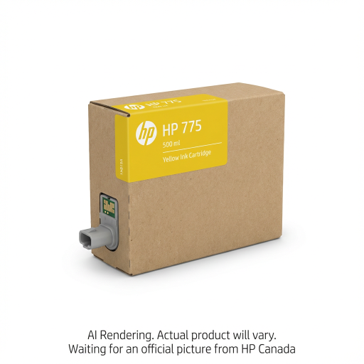 1XB19A Cartouche d'encre jaune HP 775 DesignJet 500 ml