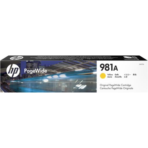 Cartouche PageWide originale HP 981A jaune