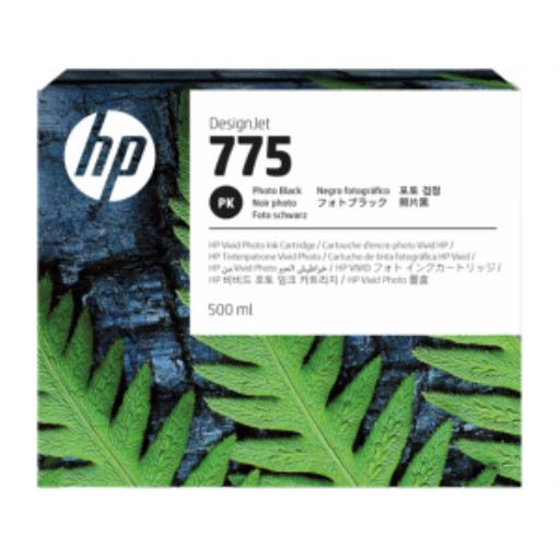 1XB21A Cartouche d'encre noire photo HP 775 DesignJet 500 ml