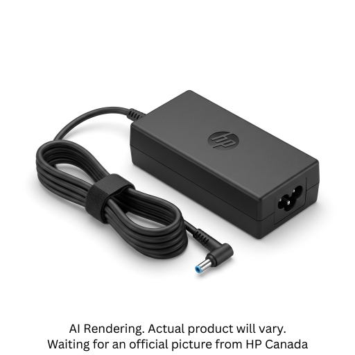 HP 65W Smart AC Adapter Canada - French Bilingual