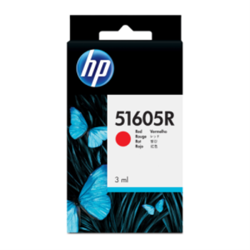 51605R CARTOUCHE D'ENCRE PAPIER JET D'ENCRE ROUGE HP HC