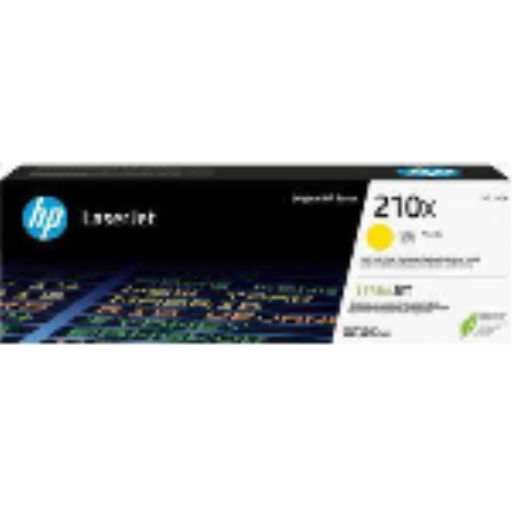 Cartouche de toner LaserJet HP 210X jaune authentique