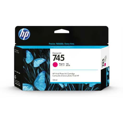 HP 745 130-ml Magenta Ink Cartridge