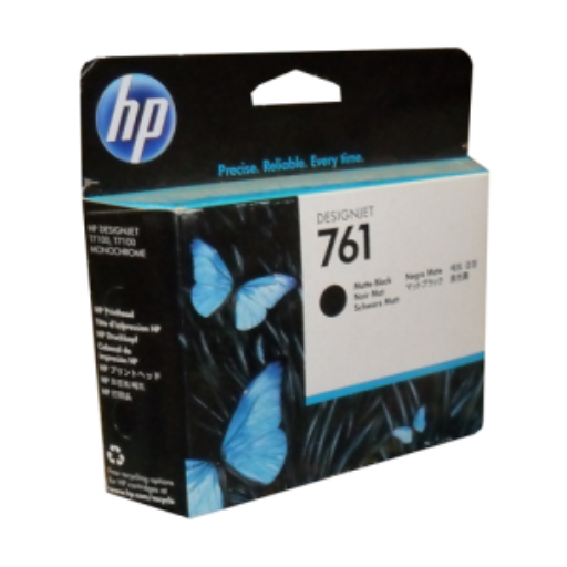HP 761 Mte Blk/Mte Blk Inkjet Printhead