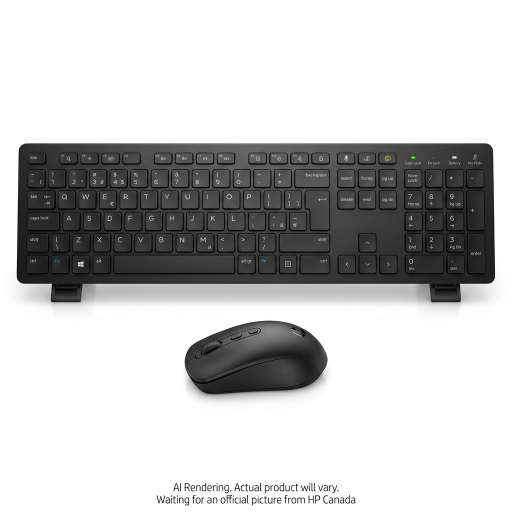 HP 650 Wireless KB/MSE Combo BLK Canada - French Bilingual