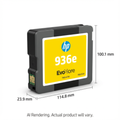 Cartouche d'encre jaune originale HP 936e EvoMore