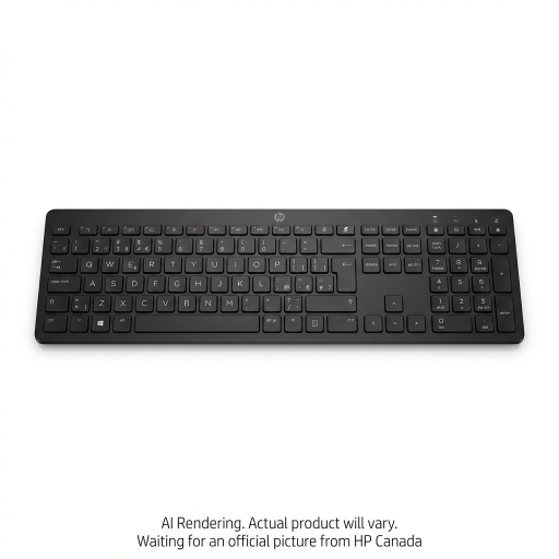 HP 450 BLK Programmable WL KBD Canada - French Bilingual