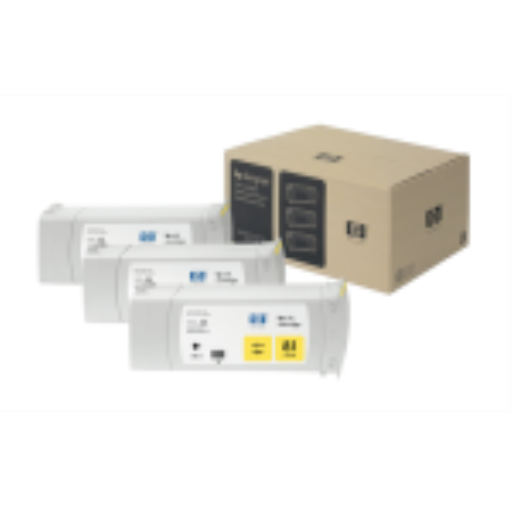 81 3-pack 680-ml Yellow DesignJet Dye Ink Cartridges