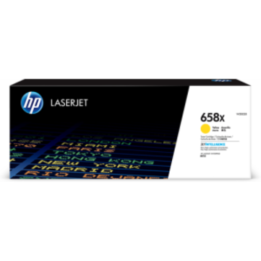 HP 658X Yellow LaserJet Toner Cartridge