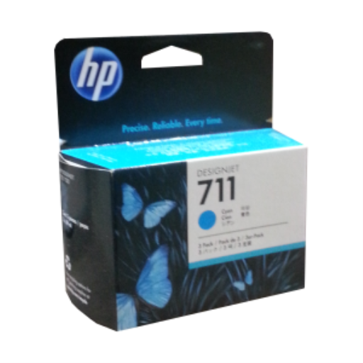 HP 711 3-Pack 29-ml Cyan Ink Cartridge