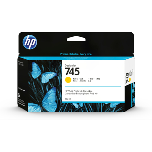 HP 745 130-ml Yellow Ink Cartridge