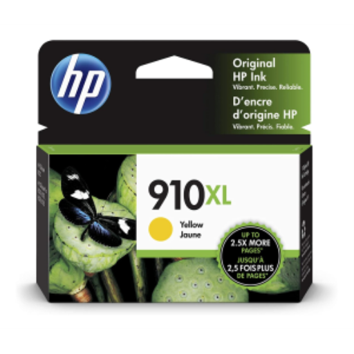HP 910XL Yellow Original Ink Cartridge