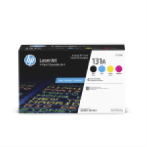 HP 131A Black/Cyan/Magenta/Yellow Quad LaserJet Toner Cartridge