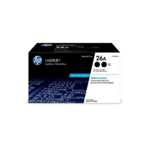 HP 26A Black Dual LaserJet Toner Crtg