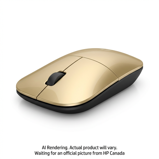 HP Z3700 Gold Wireless Mouse Canada - French Bilingual