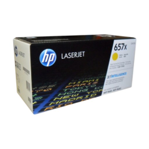 HP 657X Yellow LaserJet Toner Cartridge