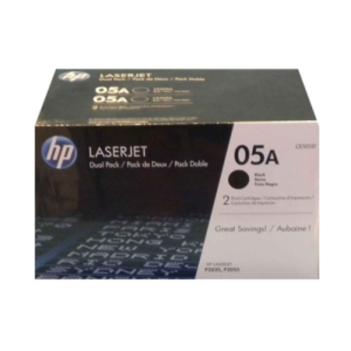 HP 05A Dual Pack Print Cartridge