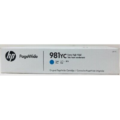 L0R17YC CONTRACT HP #981YC CYAN PAGEWIDE CARTRIDGE
