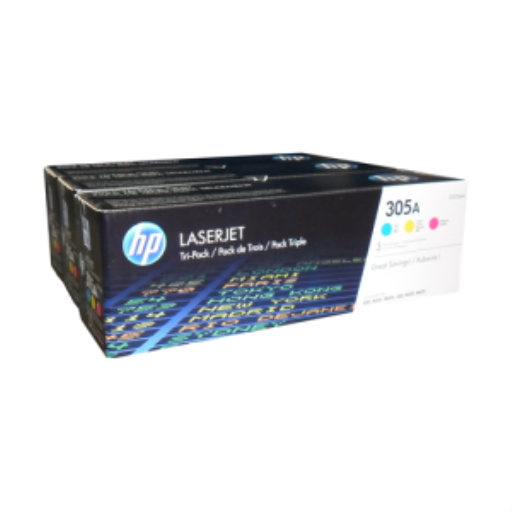 HP 305A CYM Tri-Pack LJ Toner Cartridge