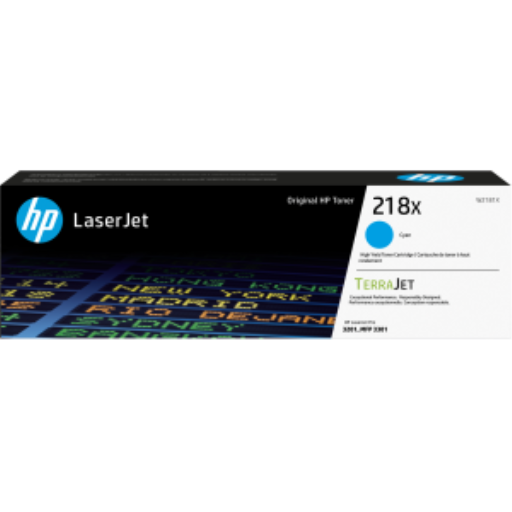 HP 218X High Yield Cyan Original LaserJet Toner Cartridge