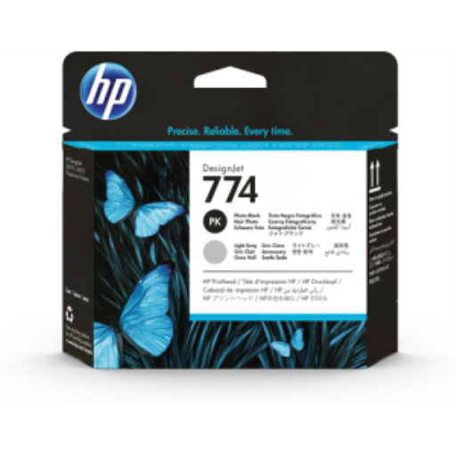 HP 774 Photo Black/Lt Gry Printhead