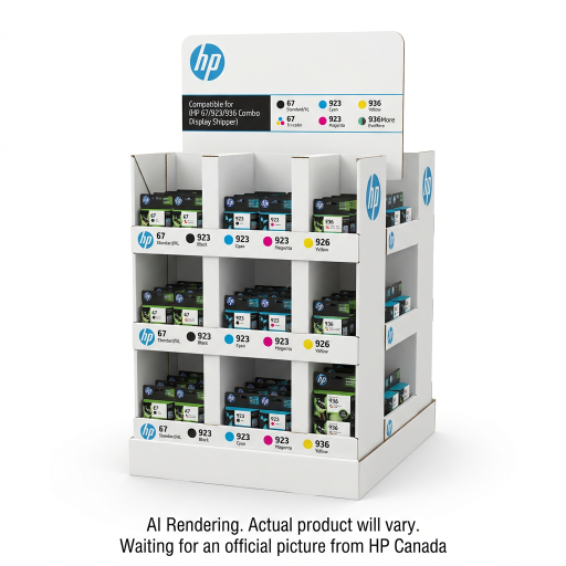 HP 67/923/936 Combo Display Shipper