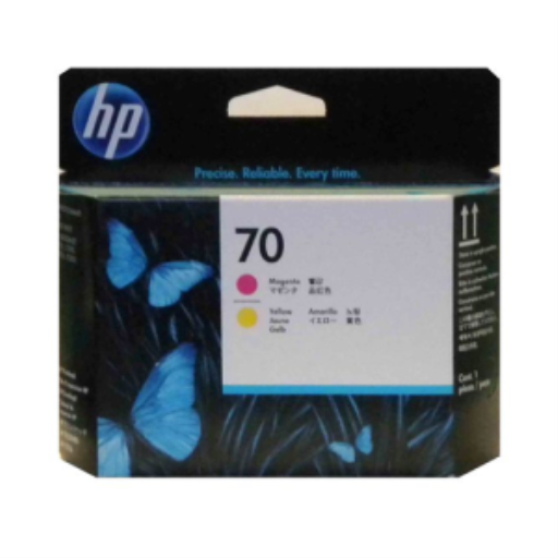 HP 70 Magenta abd Yellow Print Head