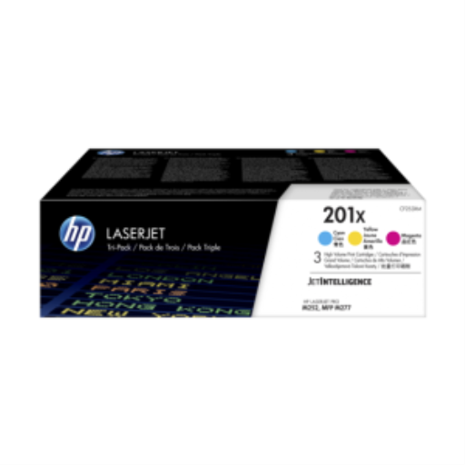 HP 201X CYM Tri-Pack LJ Toner Cartridge