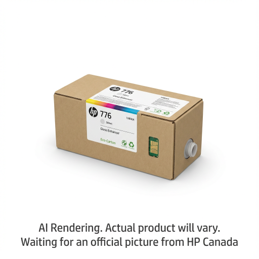 1XB06A HP HP 776 500ml Gloss Enhancer DesignJet Ink Cartridg