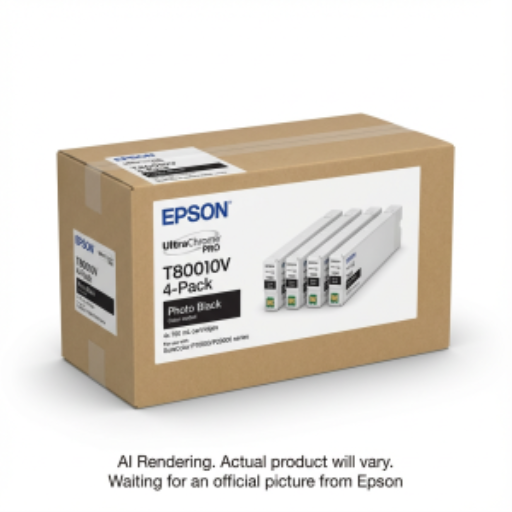 T80010v Epson UltraChrome Pro Noir Photo Multi-Pack (4) Cartouche d'encre 700 ML