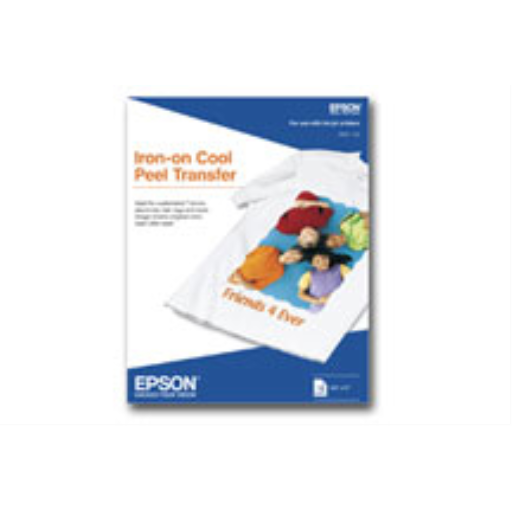 Papier transfert à repasser Epson, format Lettre, 10 feuilles