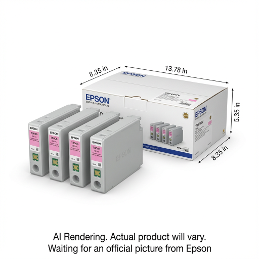 T80060v Cartouche d'encre Epson UltraChrome Pro Vivid Light Magenta Multi-Pack (4) 700 ML