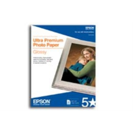 Papier photo glacé ultra-premium Epson, 8 x 10, 20 feuilles