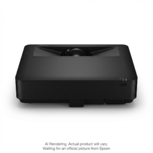 Projecteur laser ultra courte focale EPSON PowerLite 815E, Wi-Fi Miracast, 5000 lumens, 1080p avec 4KE, Noir