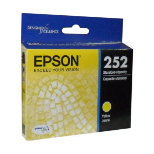 Cartouche d'encre jaune Epson 252, capacité standard (T252420)