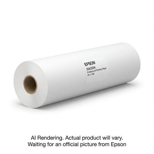 Papier d'épreuve blanc semi-mat Epson 24" x 100' S0420