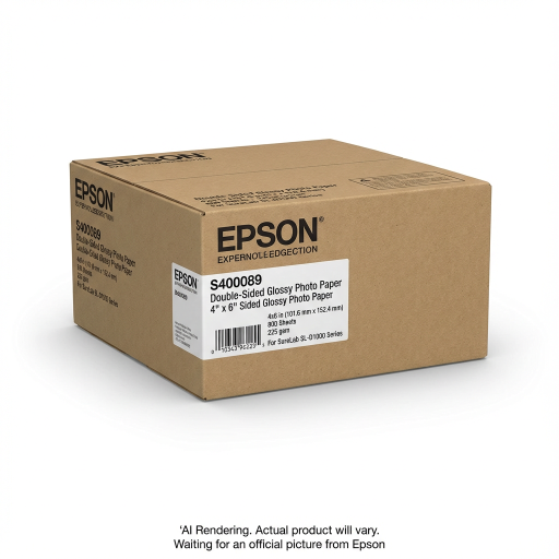 Papier Epson SureLab, Brillant (225) DS, 4"X6", 800 feuilles