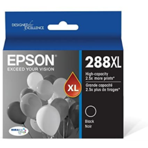 T288XL120-S Cartouche d'encre noire haute capacité authentique Epson 288XL