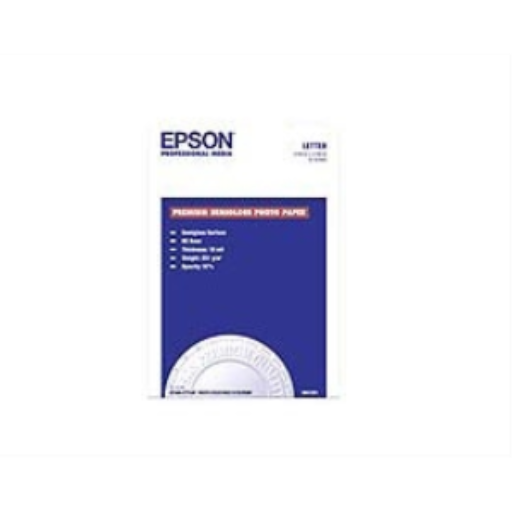 S041327 PAPIER PHOTO PREMIUM EPSON SEMI-GLOSSY, FORMAT SB (13"X1