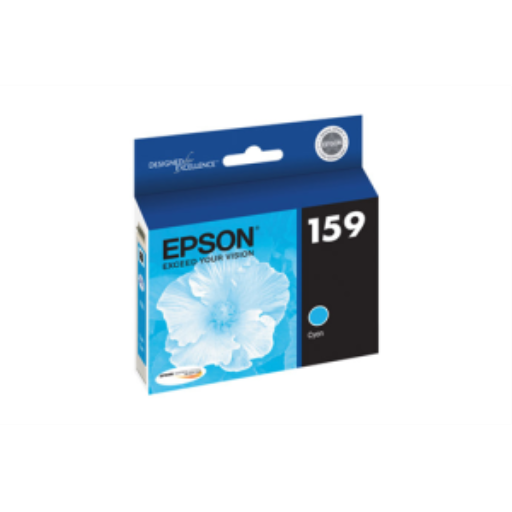 T159220 Epson 159 Cartouche d'encre originale cyan brillant UltraChrome HI-Gloss 2