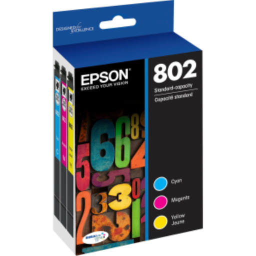 T802520S Cartouche d'encre couleur originale Epson 802