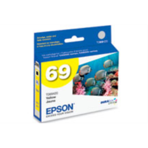 T069420S Cartouche d'encre jaune originale Epson 69