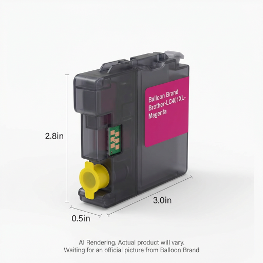 Compatible Brother LC401XL Magenta ink Cartridge
