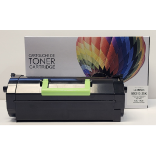 25K-Compatible Lexmark 62D1H00 Toner