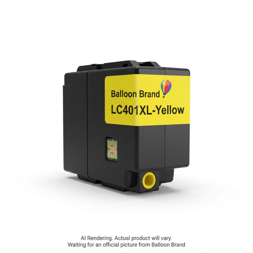 Cartouche d'encre jaune compatible Brother LC401XL