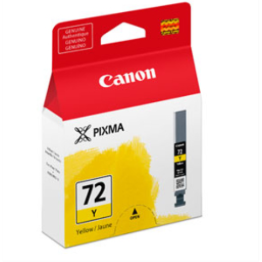 ENCRE JAUNE CANON PGI72Y POUR PIXMA PRO10