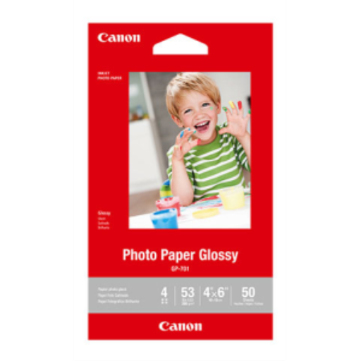 GP-701 Papier photo glacé 4" x 6" (50 feuilles/paq)