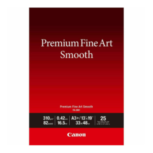 FA-SM1 Premium Fine Art Lisse, A3+/13X19 (25 feuilles/paquet)