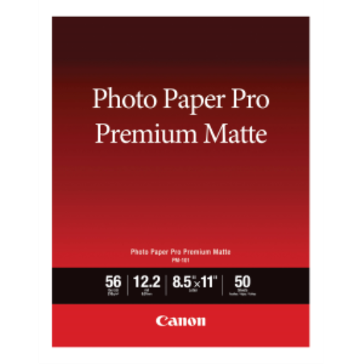 PM-101 Papier photo Pro Premium Mat 21,6 cm x 27,9 cm (50 feuilles/paquet)